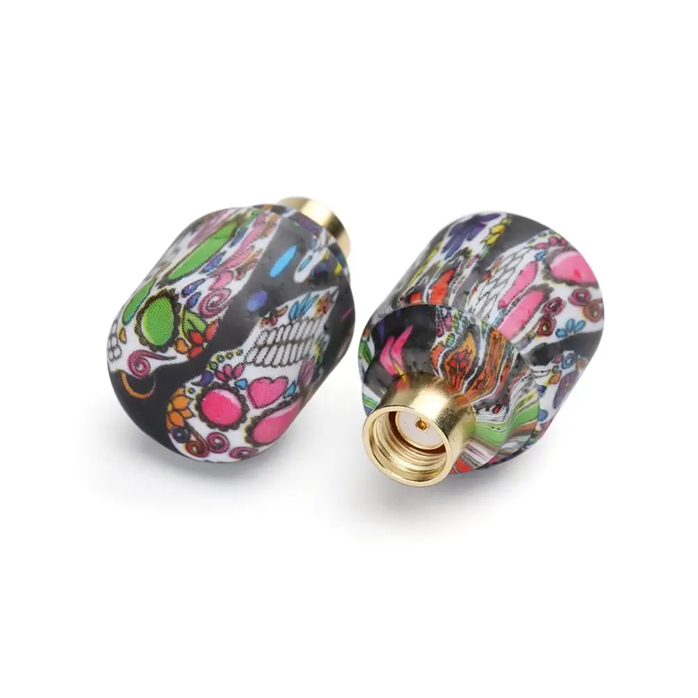 

2pcs/1pair Crystal RP-SMA LHCP / RHCP Short Omni Antennas for DJI Digital FPV Goggle