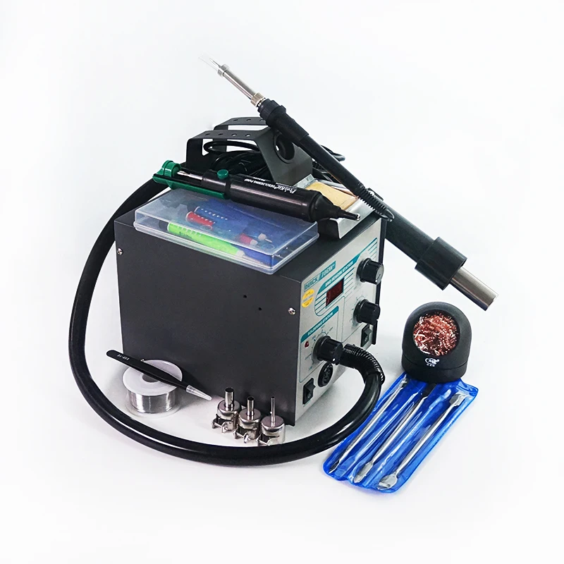 

2 в 1 600W светодиодный цифровая паяльная станция Быстрый 706D + Термовоздушная паяльная станция Электрический паяльник для мобильных телефонов...