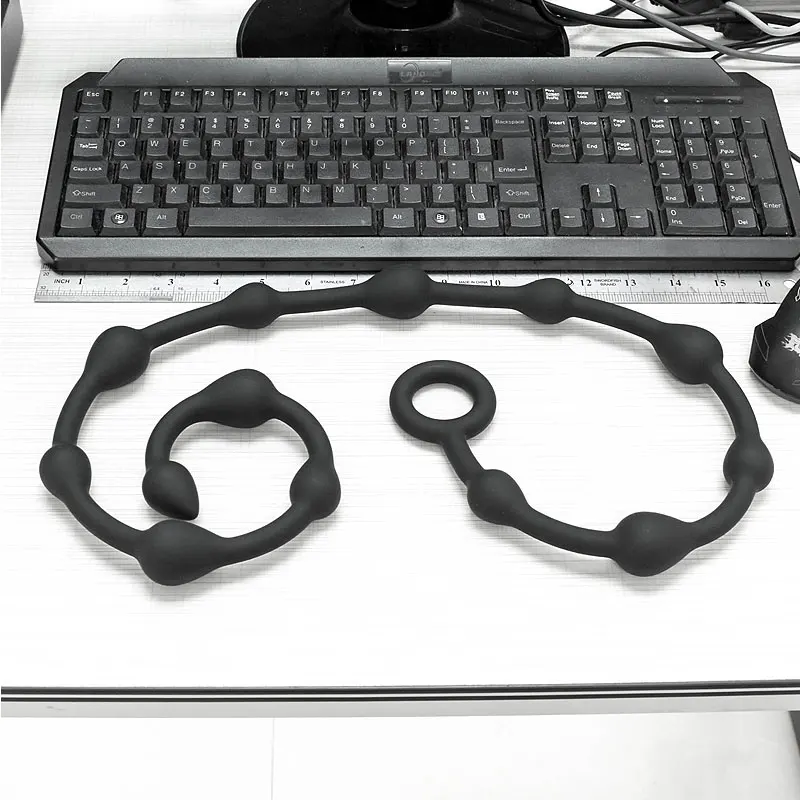 110 см Силиконовые анальные шарики супер длинные Анальная пробка интимные игрушки