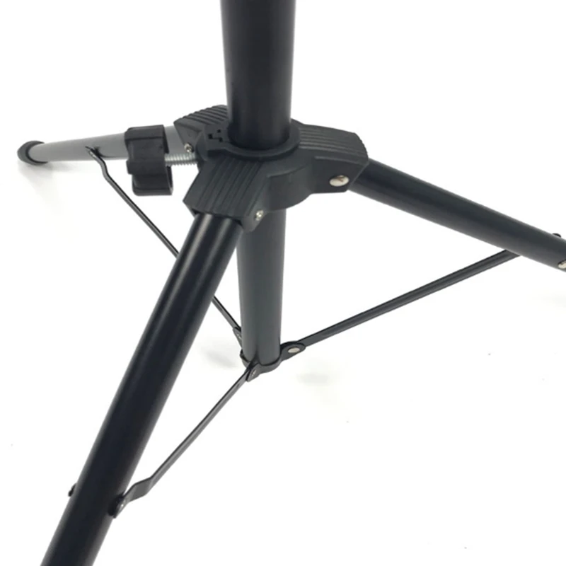 

8 Inches Adjustable Metal Tripod Dumb Drum Stand Practice Rack Bracket Support Percussion Accessory Black