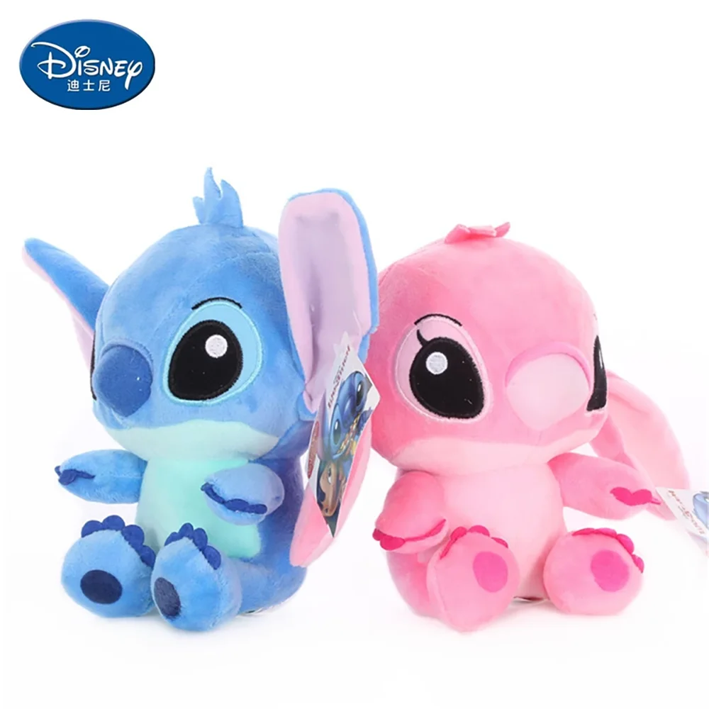 Модели Лило и Ститч Disney для пар мягкие Мультяшные плюшевые куклы аниме детские