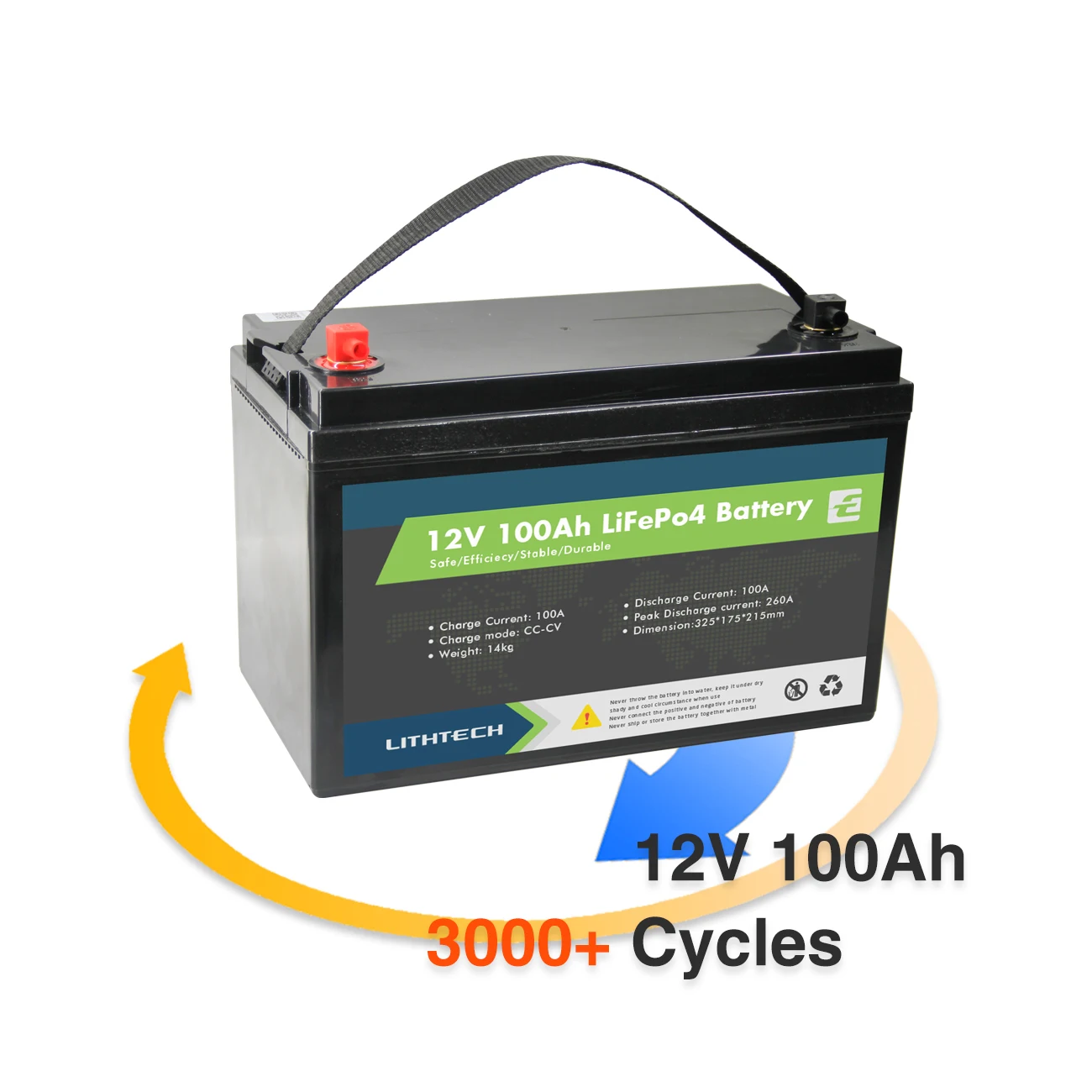 

BMS 100Ah 150Ah 200Ah 300Ah Rechargeable LiFePO4 Lithium Iron Phosphate Battery Solar Pack 12V 100Ah batteries with bluetooth