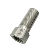 304 stainless steel 12 dn15 inner and outer wire direct hexagonal joint internal and external screw thread water tank joint