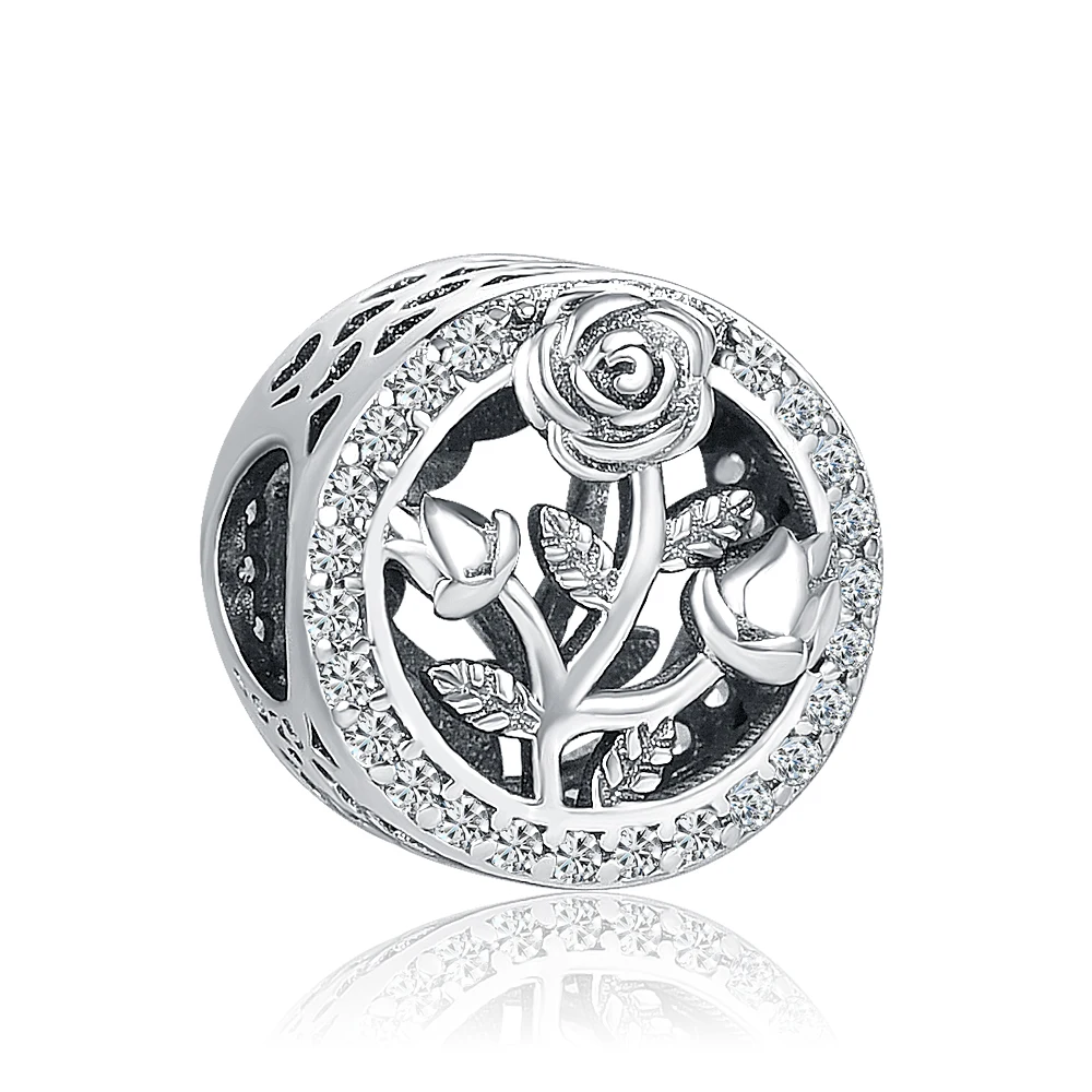 Подходят для оригинального браслета Pandora искусственные серебряные