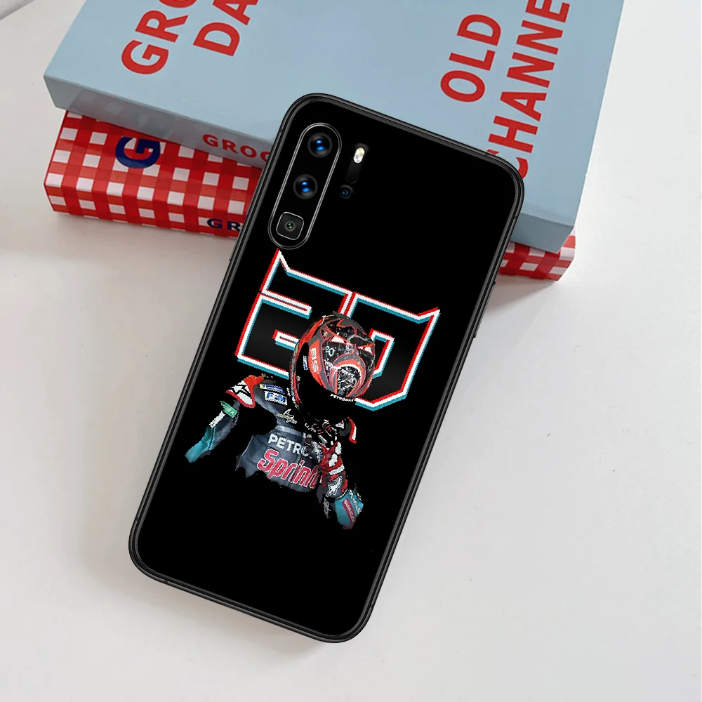 

Fabio Quartararo Motorcycle Phone Case For Huawei P Mate Smart 10 20 30 40 Lite Z 2019 Pro black Cell Soft Back Trend Hoesjes