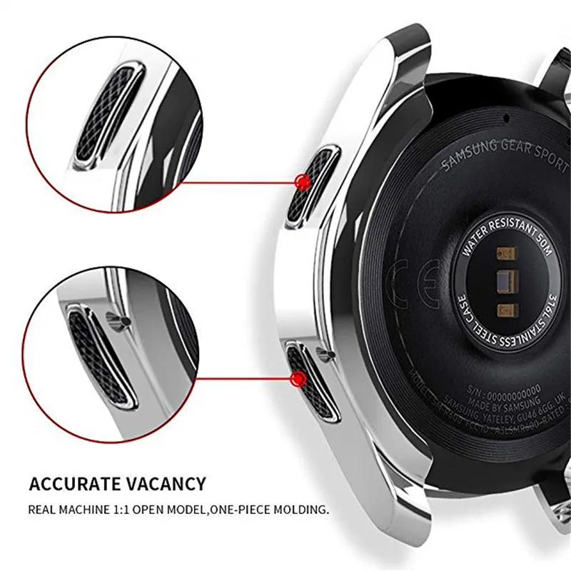 Чехол для samsung galaxy watch active 46 мм 42 мм/Gear S3 frontier Мягкий защитный чехол из ТПУ с