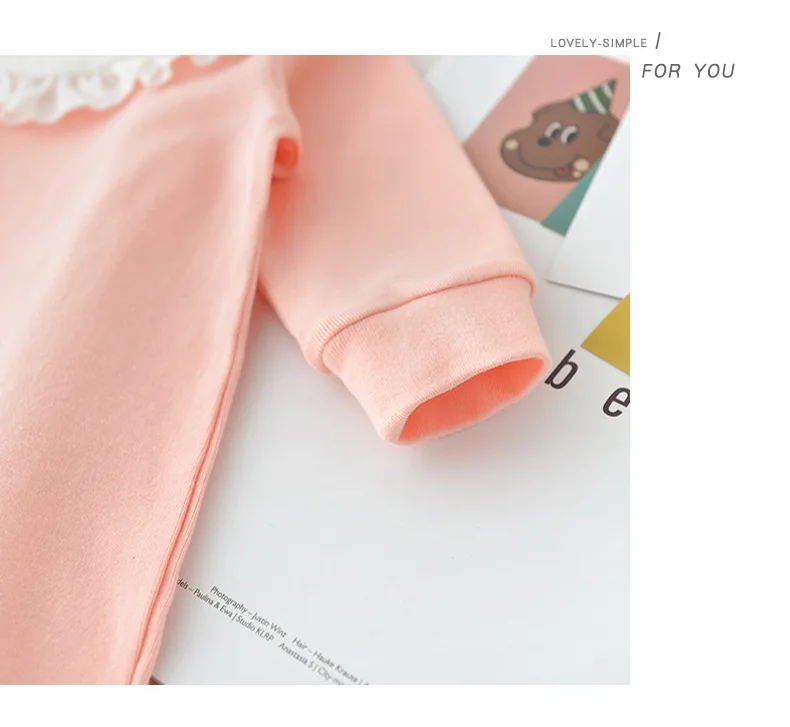 Детский комбинезон Весенний с длинными рукавами и рисунком для новорожденных