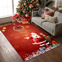 nordic carpet christmas decoration carpet home living room coffee table blanket santa claus carpet cartoon carpet floor mat