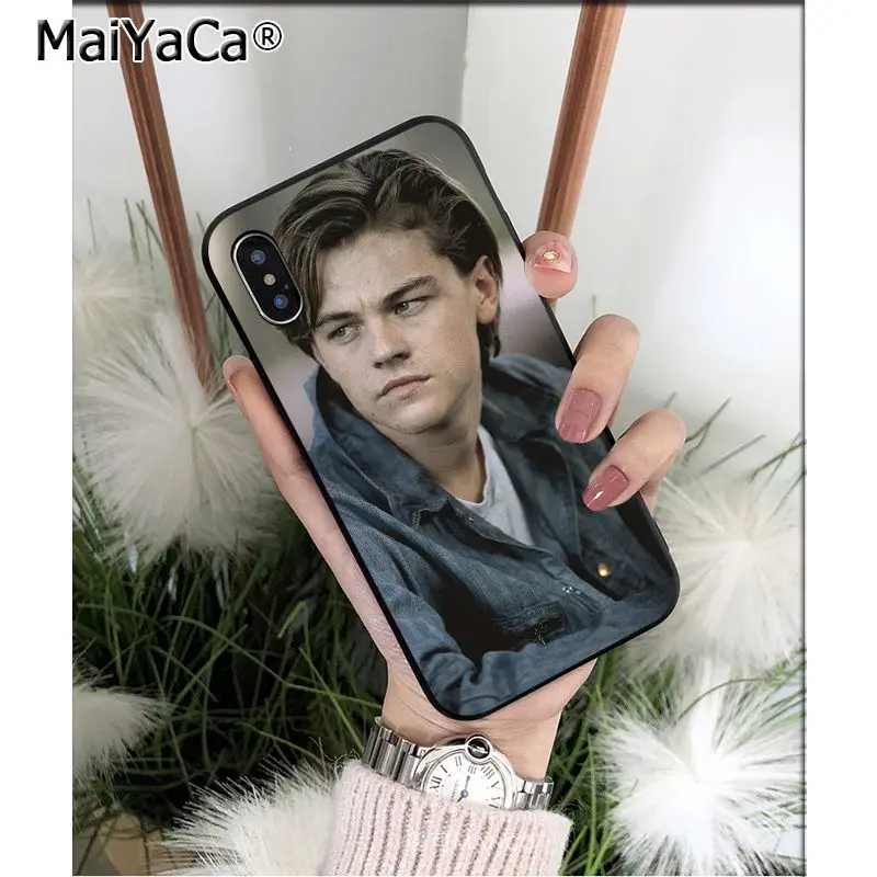 Чехол для телефона MaiYaCa leonardo dicaprio young Customer высокого качества iPhone 5 5Sx 6 7 7plus 8 8Plus X XS MAX