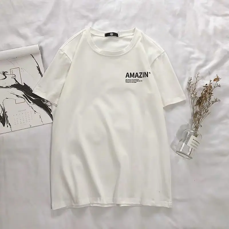 Повседневное хлопковая футболка|Футболки| |