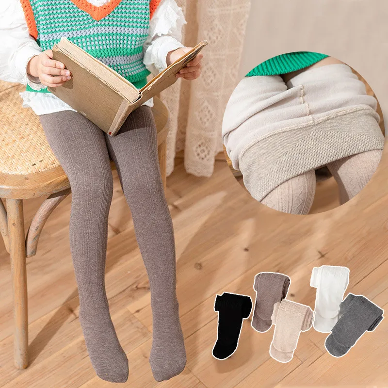 

3-12T Kid Girl Tights Baby Stockings Autumn Baby Tights Winter Warm Child Pantyhose Cotton Pants Ballet Dance Girls Trousers