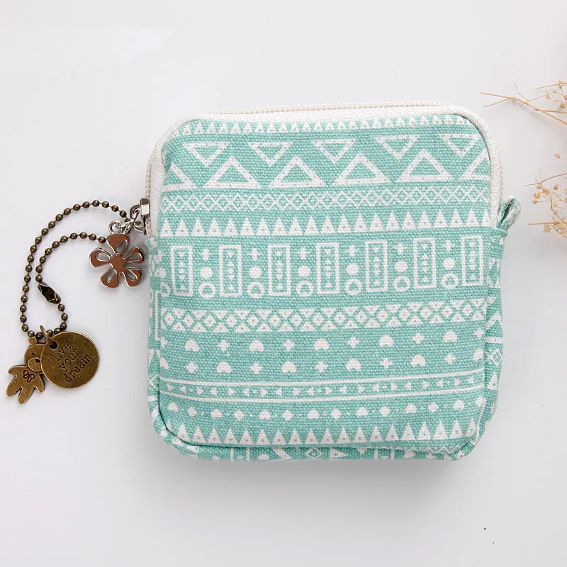 Милая миниатюрная моющаяся женская сумка для хранения гигиенических прокладок