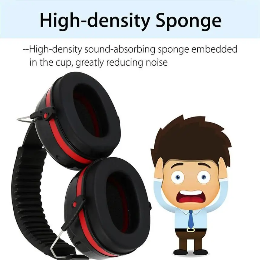 

Head-mounted soundproof and anti-noise sleep learning earmuffs Earmuffs Noise reduction and sound insulation