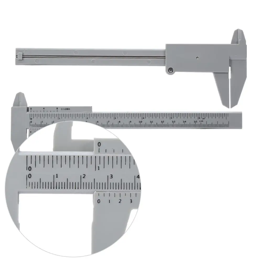 

10 Pcs Adjustable Eyebrow Vernier Caliper Ruler Template Plastic 150MM Eye Brow Permanent MakeUp Auxiliary Measuring Tool Tattoo