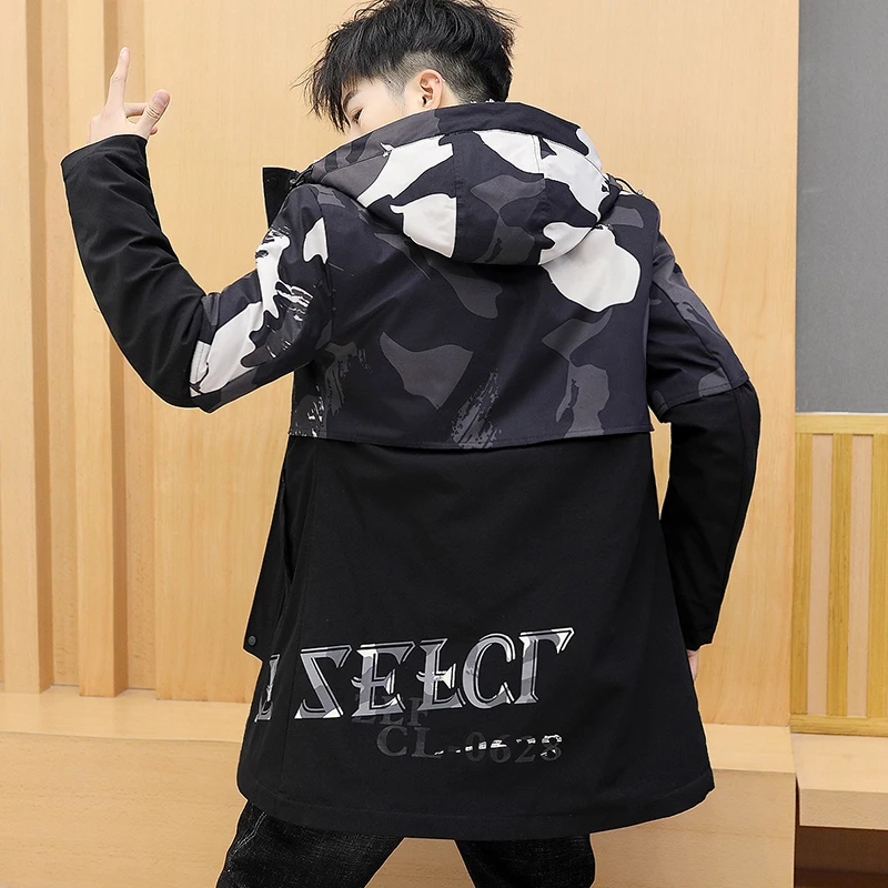 Длинные парки зимняя куртка мужская 2018 новая теплая ветрозащитная Повседневная