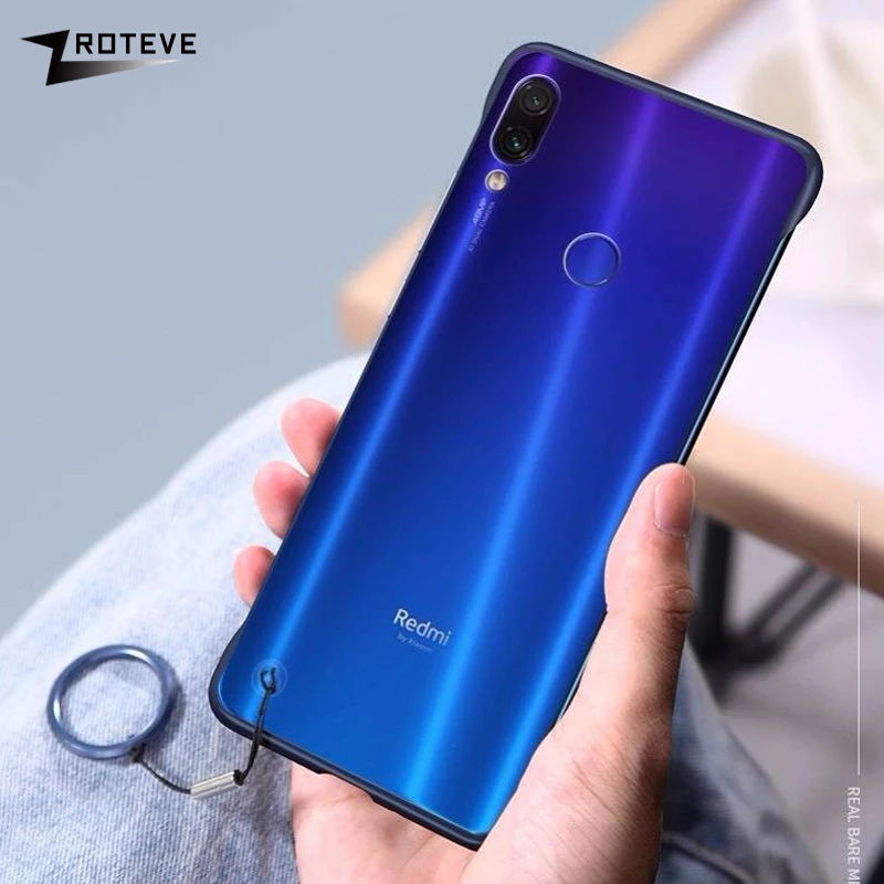 ZROTEVE Cover For Xiaomi Redmi Note 7 Case Silicone Frame Pro Hard Clear Back |