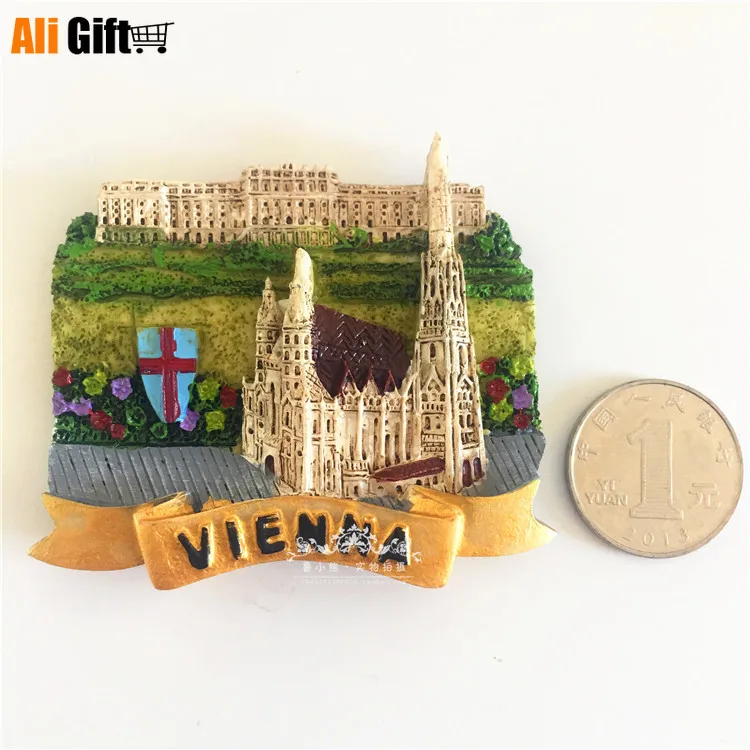 Магниты на холодильник 3D магниты для украшения дома Вена Лондона Парижа
