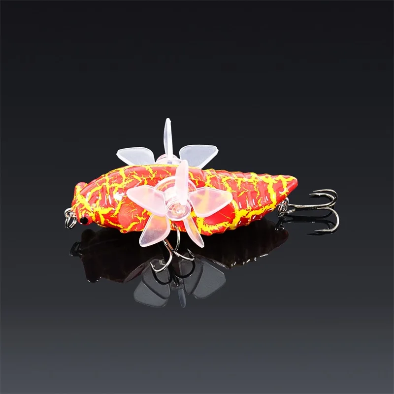 Gorgons Спиннер рыболовная насекомое приманка-топвотер Троллинг воблер