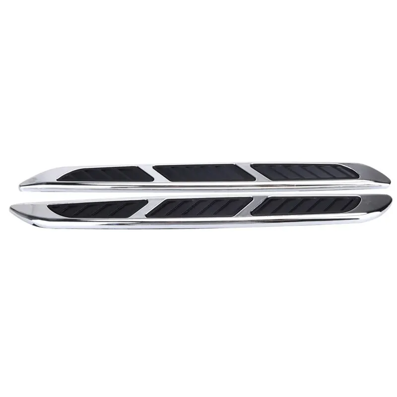 

1Pair Car Engine Hood Air Outlet Flow Vent Sticker Fender Bumper Intake Cover Grill Sticker Car Styling Auto Decoration