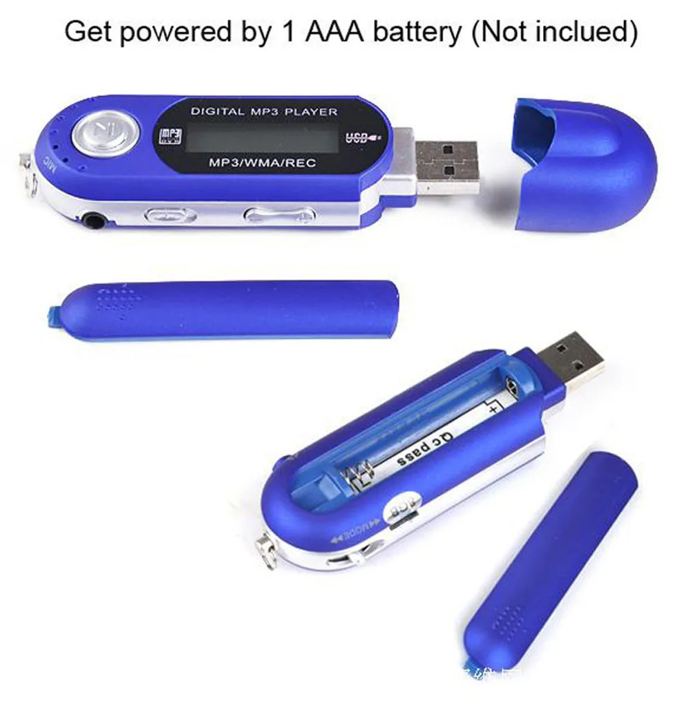 20#8 GB MP3 флеш-диск USB 2,0 lcd мини MP3-плеер с fm-радио Диктофон мини USB флэш цифровой экран lcd