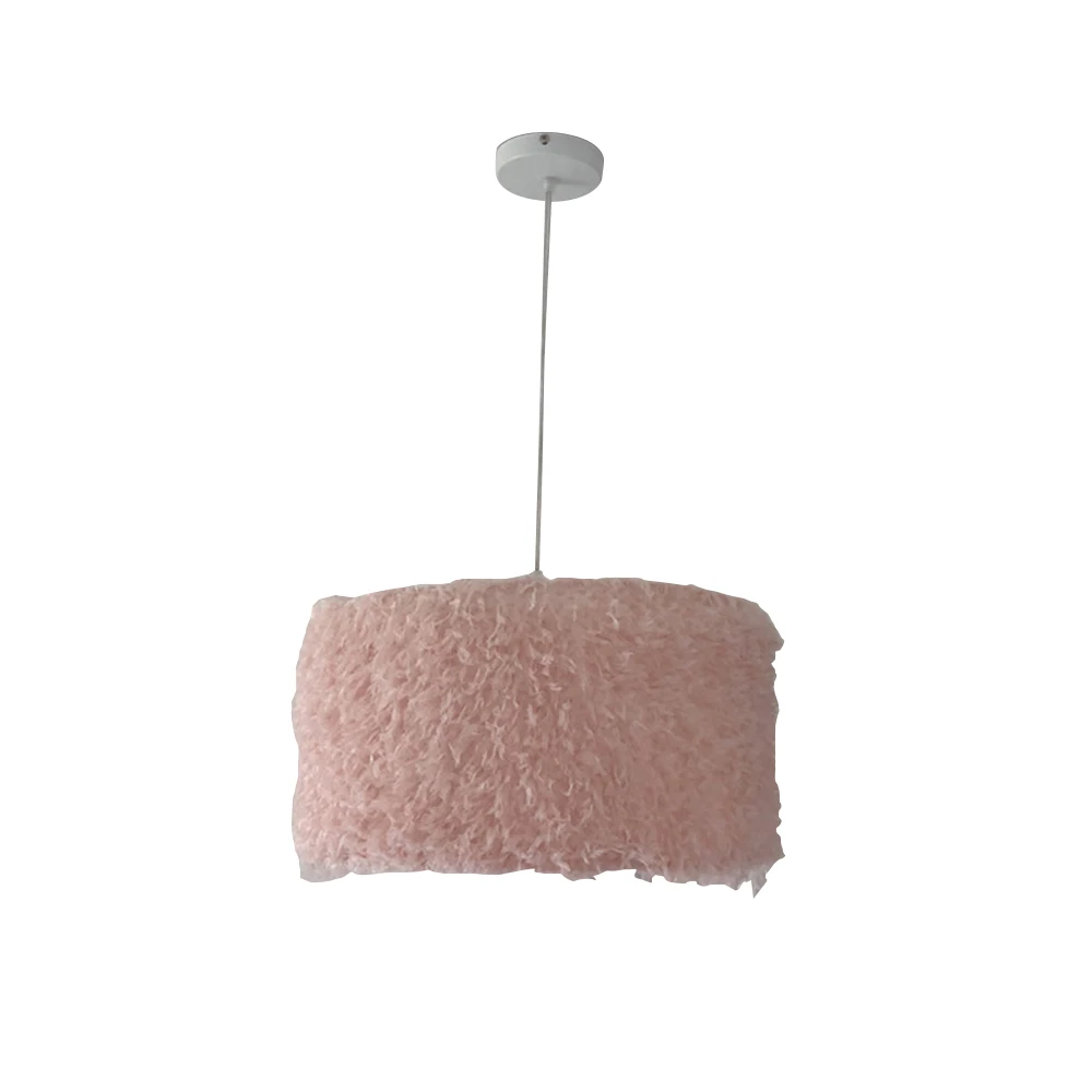 Романтическое перо потолочный светильник Современная подвесная люстра с теплым