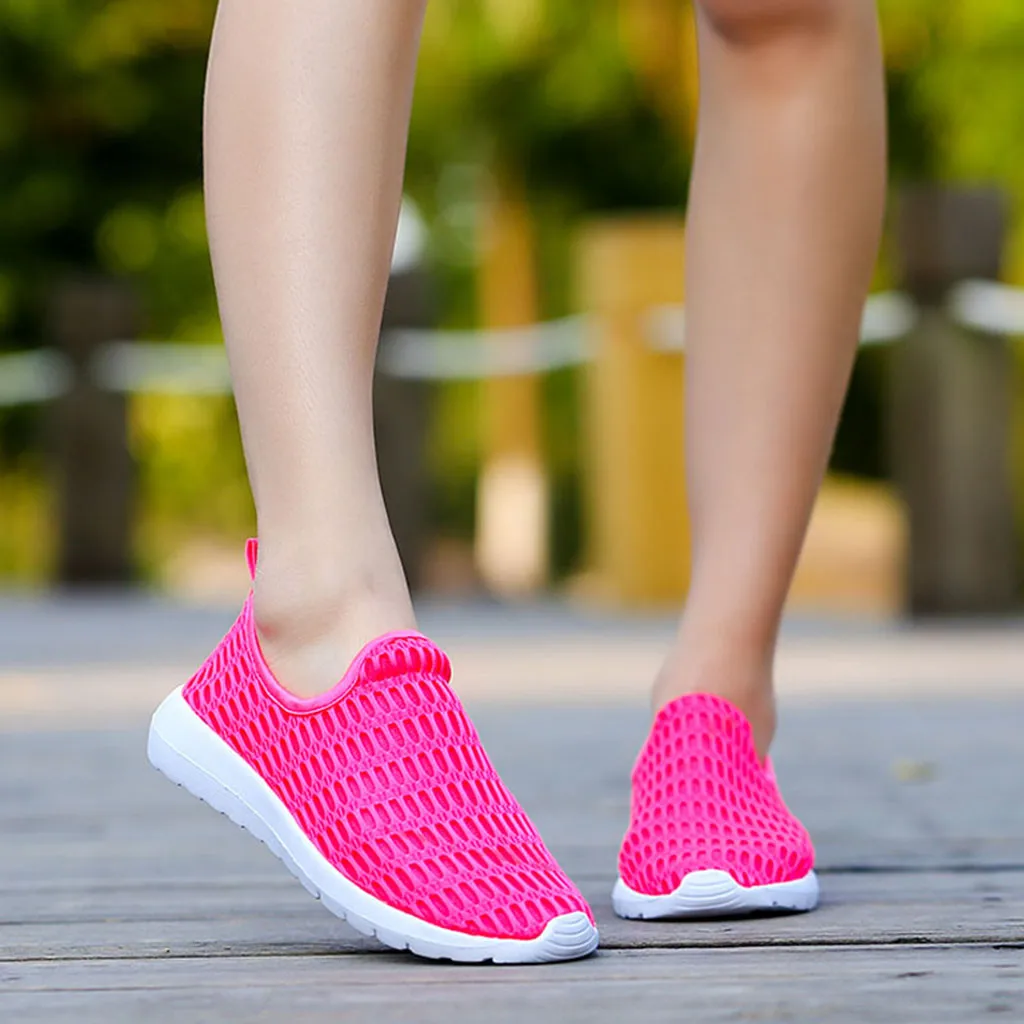 Модные женские кроссовки дышащая обувь на плоской подошве Женская