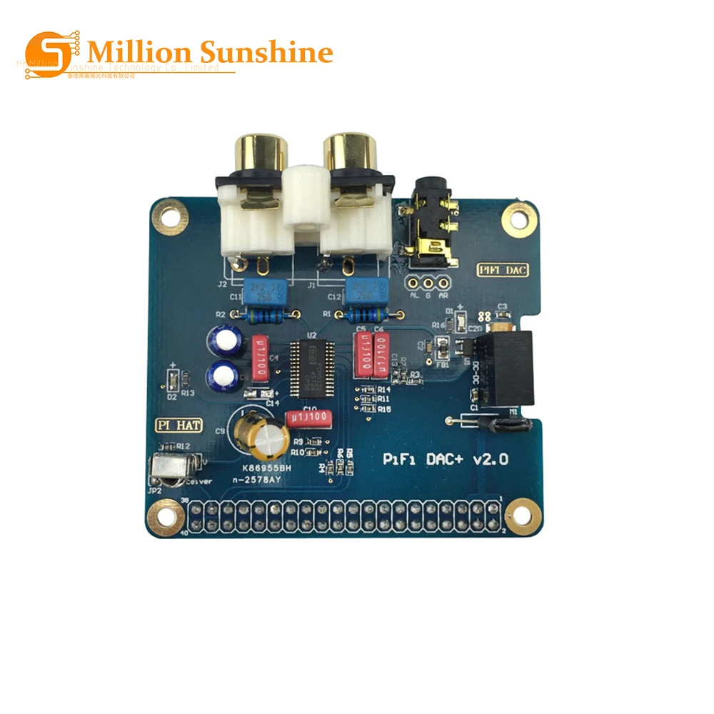Raspberry Pi 4 Модель B PiFi DAC + V2.0 звуковая карта акриловый чехол аудио плата корпус RPI167 |