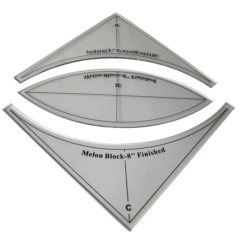 

Patchwork Template Folded Star Guide Stencil Acrylic Sewing Template Folded Star 8-inch Hot Pad Interfacing Templates Cushio