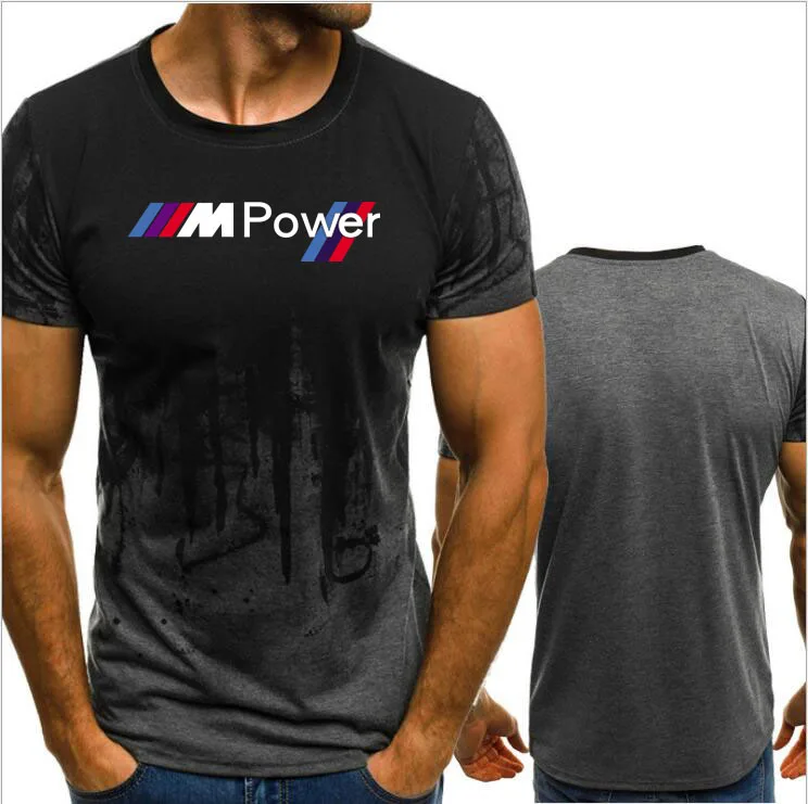 Новое поступление рубашка для мотоцикла bmw power мужская футболка с коротким