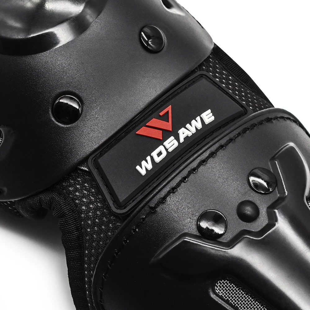 Наколенники WOLFBIKE спортивные для подростков прочный полиэтиленовый чехол защиты
