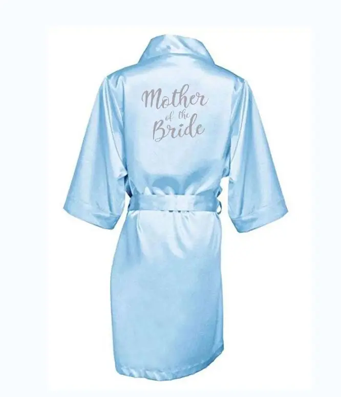 Халат кимоно Женский атласный свадебный подарок для матери невесты и подружки