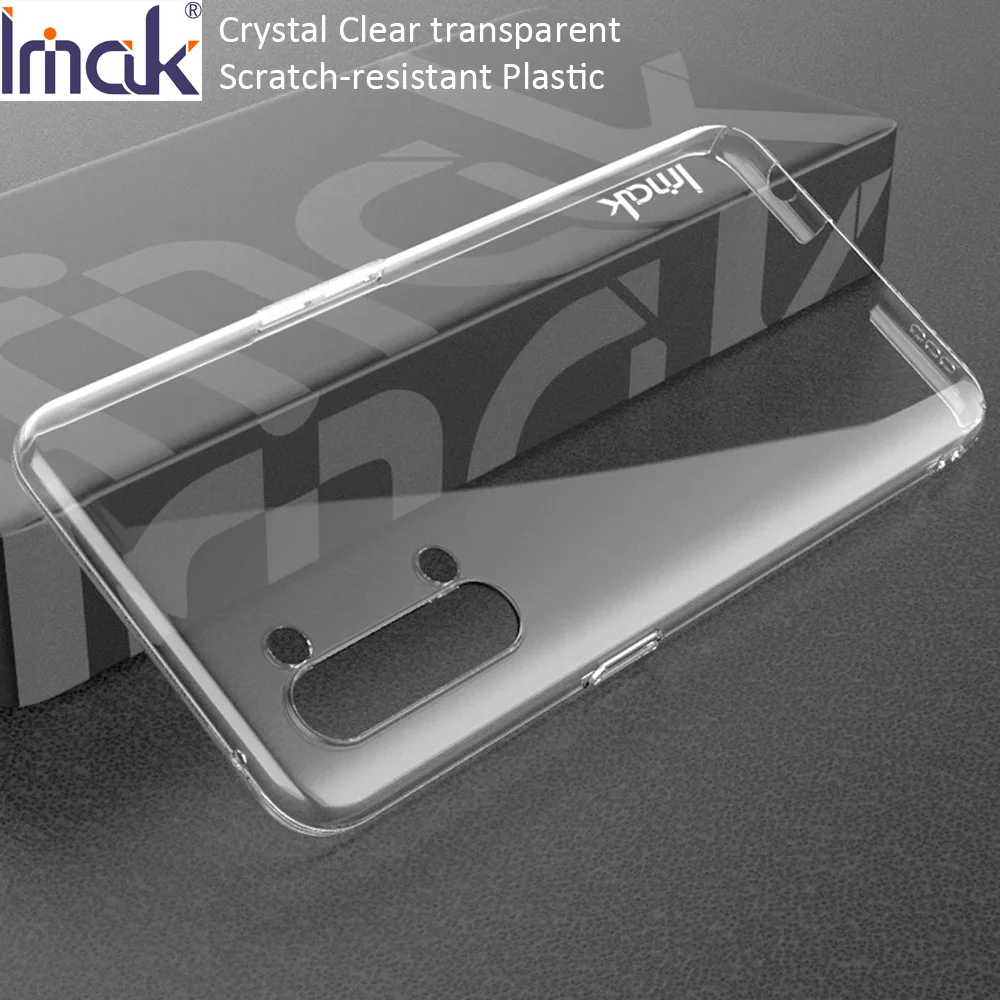 Прозрачный прозрачный чехол Imak Air для Oppo Reno3 Pro жесткий пластиковый из