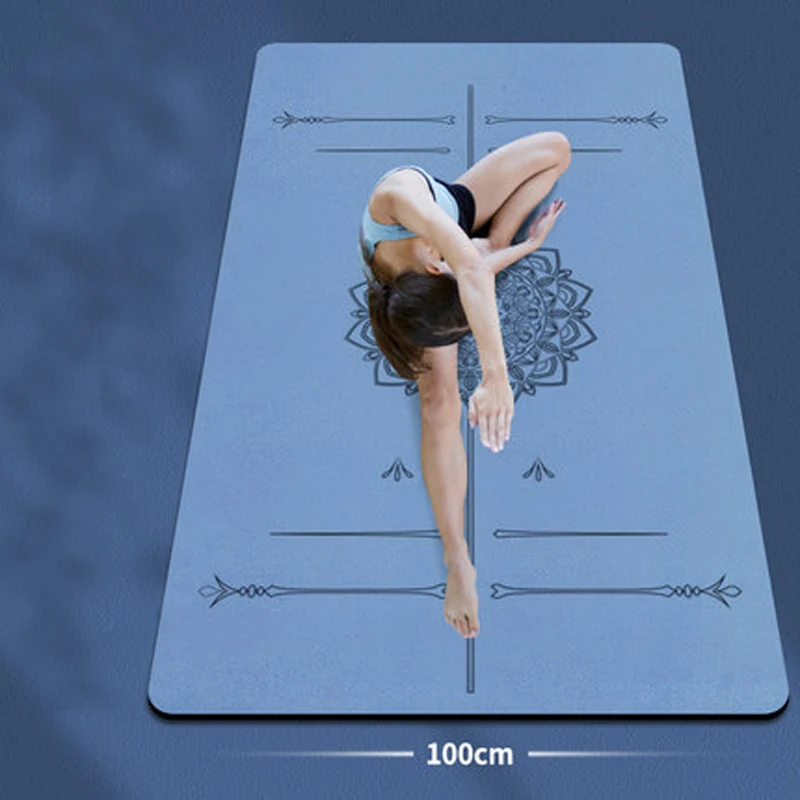 

183cm*100cm*8mm Large Size Non-Slip Yoga Mat Suede Quick Drying Fitness Gym Pilates Meditation Mat Workout Exercise Mat Cushion