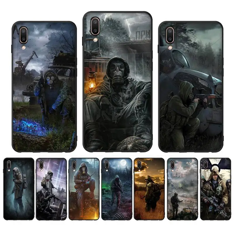 

Stalker Clear Sky Phone Case Case For Oppo Reno Realme C3 6Pro Cover For vivo Y91C Y17 Y19 Funda Capa