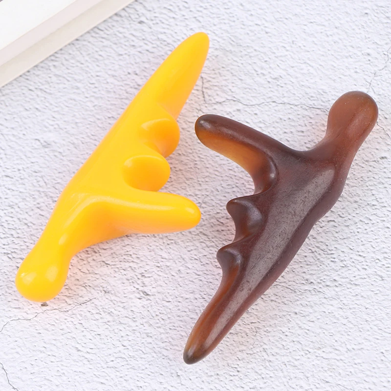 

Triangle Acupuncture Stick Resin Beeswax T-Shaped Thumb Massage Cone Body Massage Tool Meridian Tool Deep Muscle Relax Massage