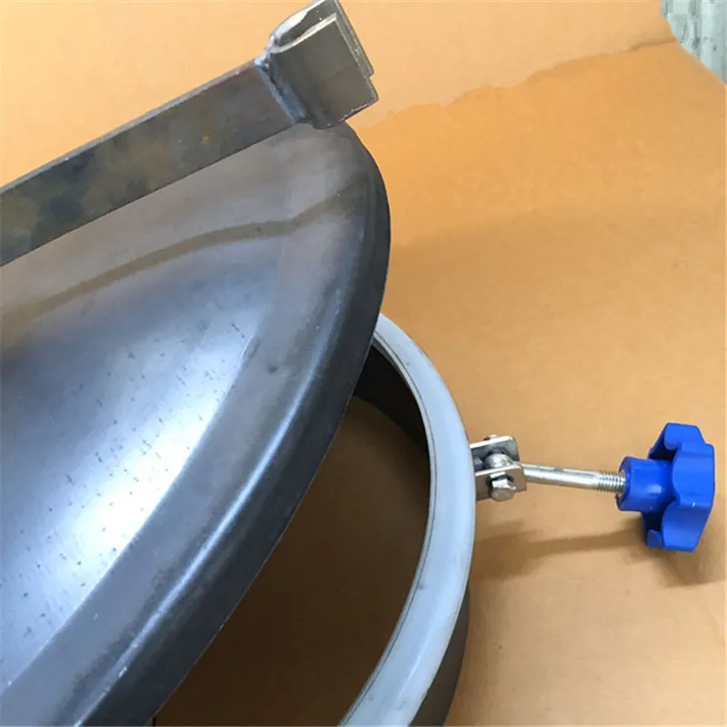 

Carbon Steel Manhole Cover A3 Quick Opening Manhole Atmospheric Manhole Door Iron Man Hole Tank Mouth Round Manhole
