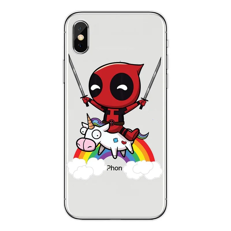 Супер крутой Marvel Дэдпул супер герой чехол для телефона iPhone 11Pro 6 6S Plus 7 8Plus XS MAX XR