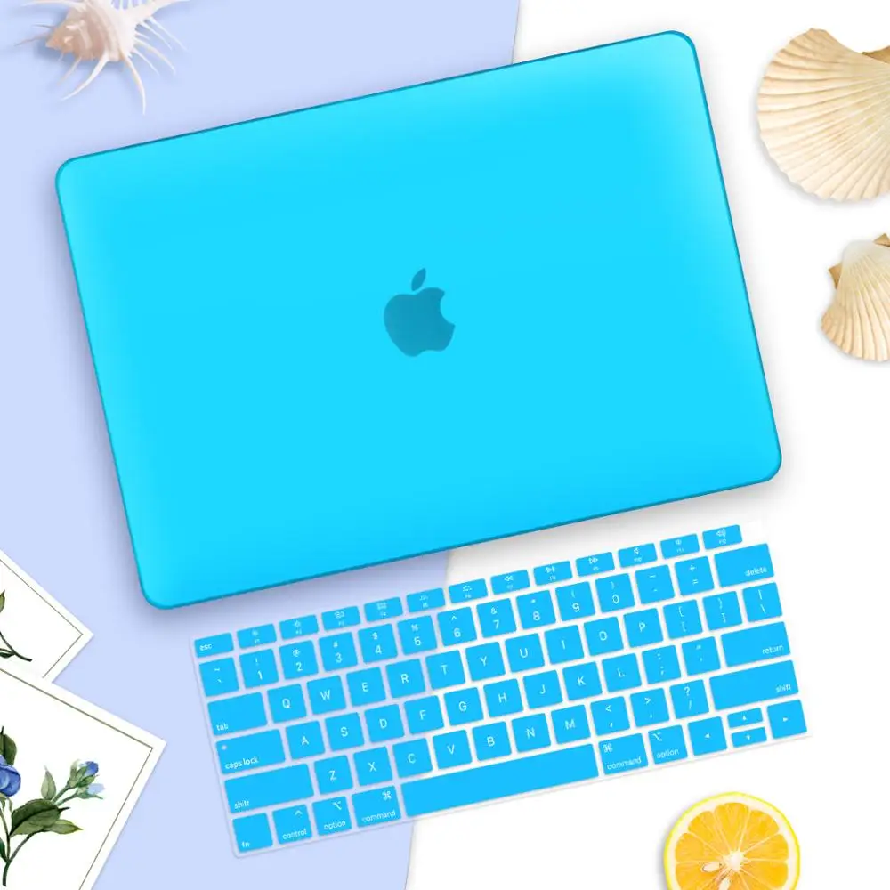 Матовый Жесткий чехол для Iphone, для Ipad, для Ipad Mini Air 13 A1932 retina 13 15 A1502 A1398 Pro 13," 15,4" 1" с сенсорной панелью A2159 A1989 A2141 - Цвет: SKy blue