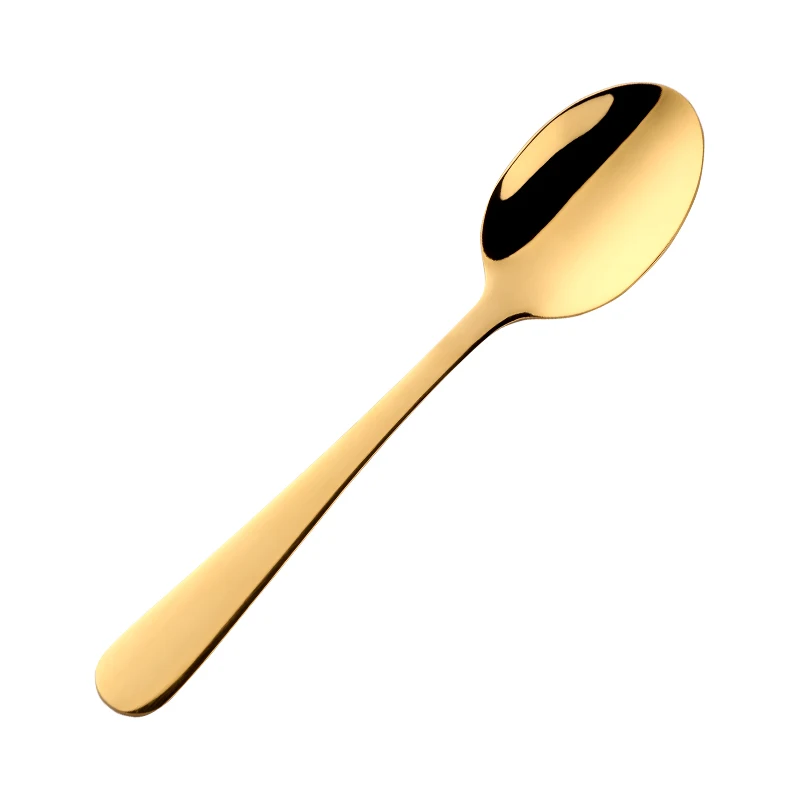 

Latest 4 pieces / set tea party Spoon Set teaspoon spoon 18 / 8 gold plated stainless steel tableware set teaspoon for hot tea