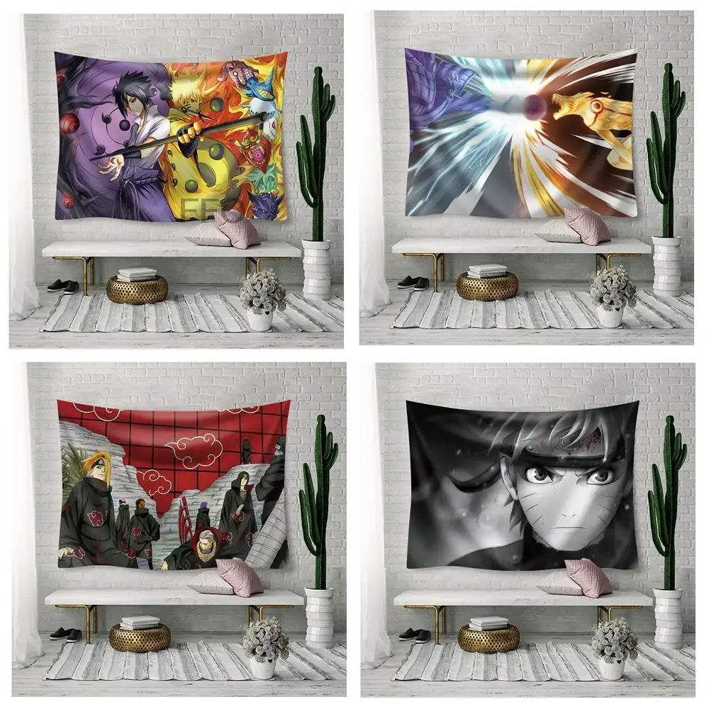 

гобелен на стену винтаж Wall tapestry декор комнаты декор на стену FFO японский аниме Наруто узор Гобелен Мандала в богемном стиле кавайное украшен...