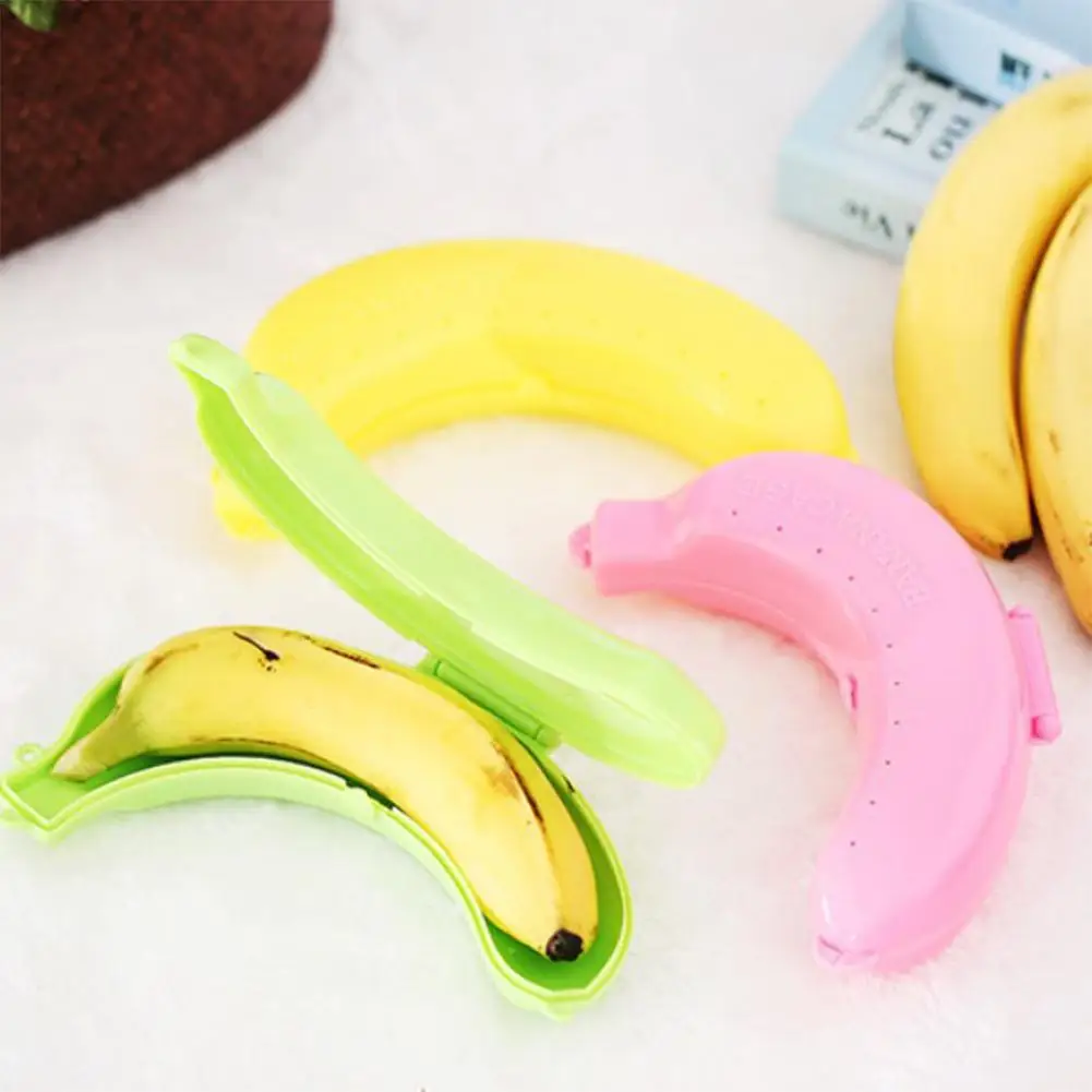 GloryStar 1pc Portable Cute Fruit Banana Protector Box Holder Storage | Дом и сад