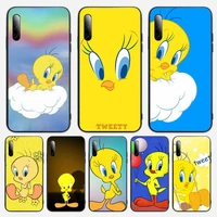 cartoon tweety bird piolin phone case for samsung j 2 4 5 6 7 prime pro plus duo cover fundas coque