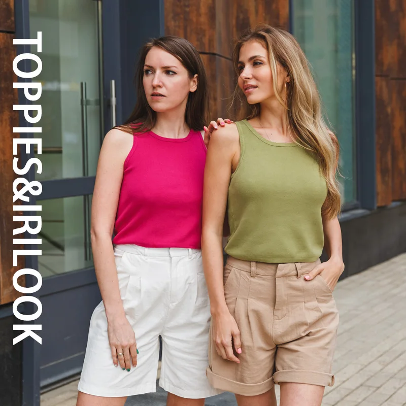 

Топ женский вязаный без рукавов, в Корейском стиле, 2021