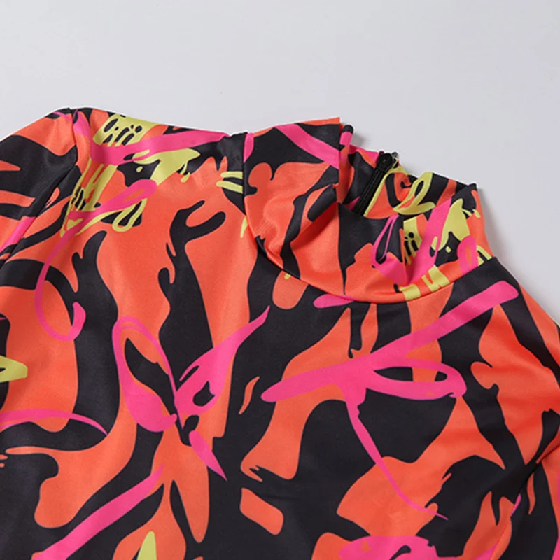 

Plugalong Print Sportstwear Overalls For Women Winter Long Sleeve Rompers Womens Jumpsuit Skinny Streetwear Rompers Pants Club