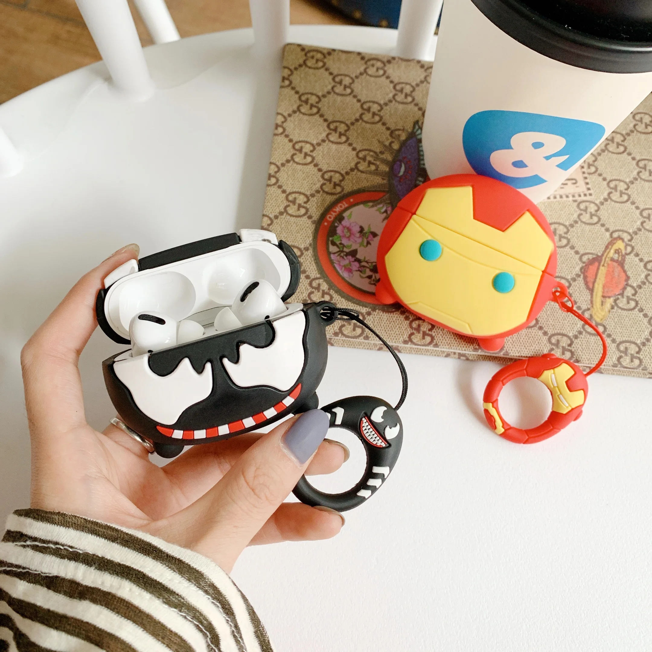 Милый чехол для Airpods Pro беспроводной Bluetooth apple airpod 3 силиконовый Air Pods pro |