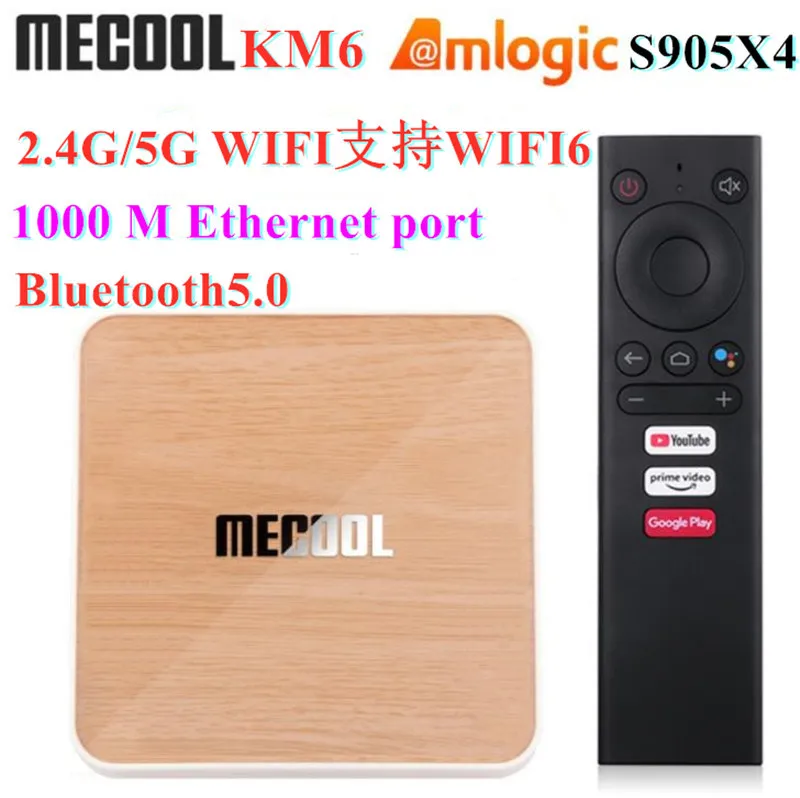 

S905x4 tvbox Android 10.0 wifi6 network player km6 ATV TV set-top box 64G