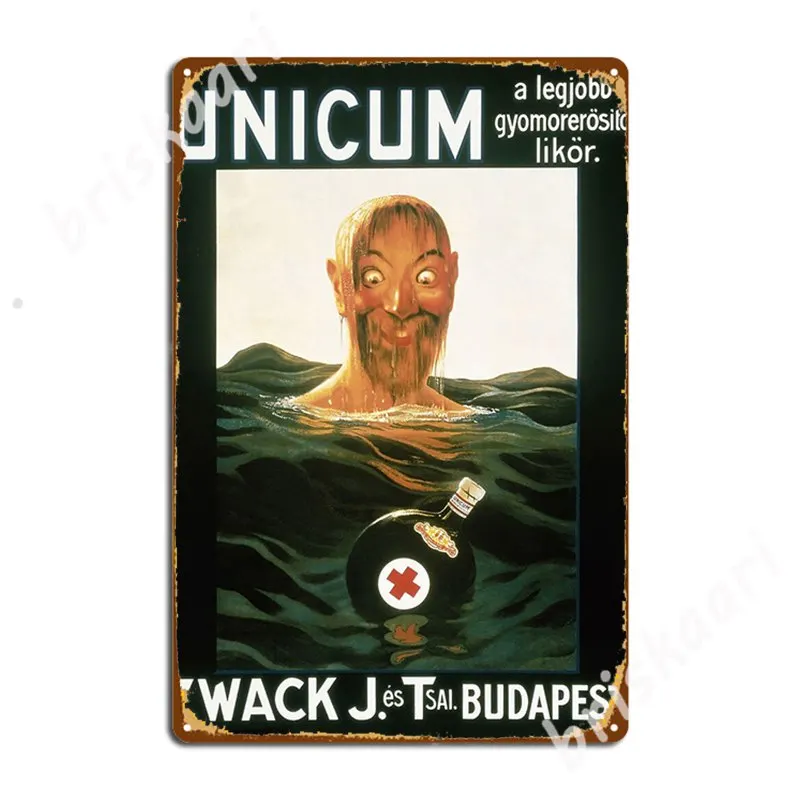 

Zwack Unicum Drowning Man Poster Metal Signs Wall Mural Living Room Designing Plaques Tin sign Posters