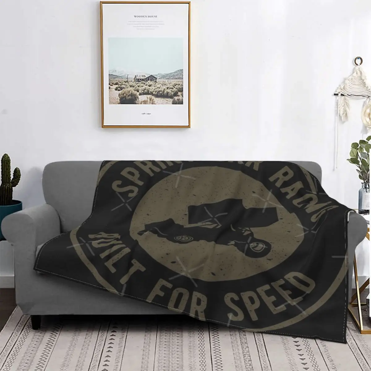 

Manta de careras de coches Winged Sprint, colcha de cama, edredones a cuadros, toalla de playa, manta de muselina, colcha de ve