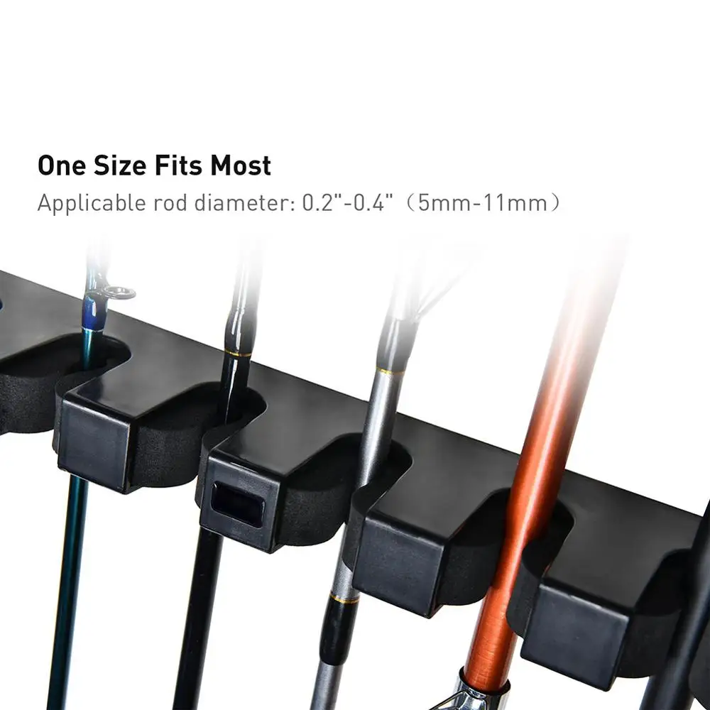 

Держатель для удочки, настенный фиксирующий стеллаж для хранения удочки, демонстрационная подставка, кронштейн, рыболовное снаряжение, акс...