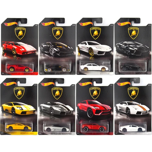 LBJN-8pcs Оригинальная машина Hot Wheels 1: 64 Коллекционное издание 50-летие рамбогини Хонда Форд металлическая литая под давлением 1/64 модель автомобиля игрушка - Цвет: LBJN-8pcs